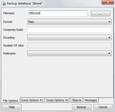 Postgresql dba scripts