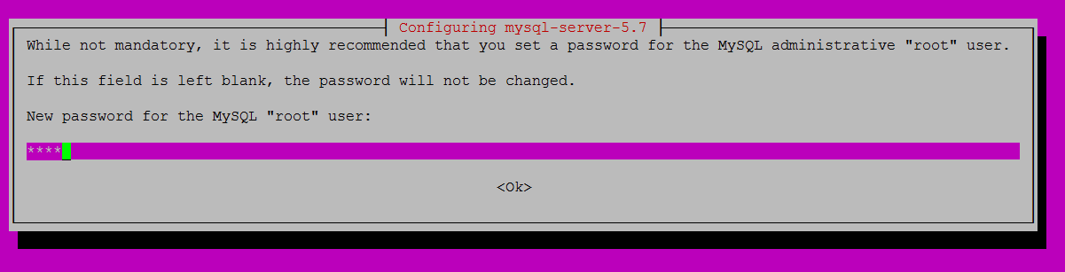 MySQL Linux Password