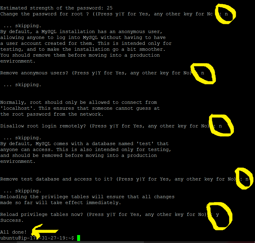 MySQL Linux Security